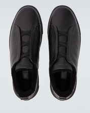 Sneakers Trible — Black Shearling-Lined