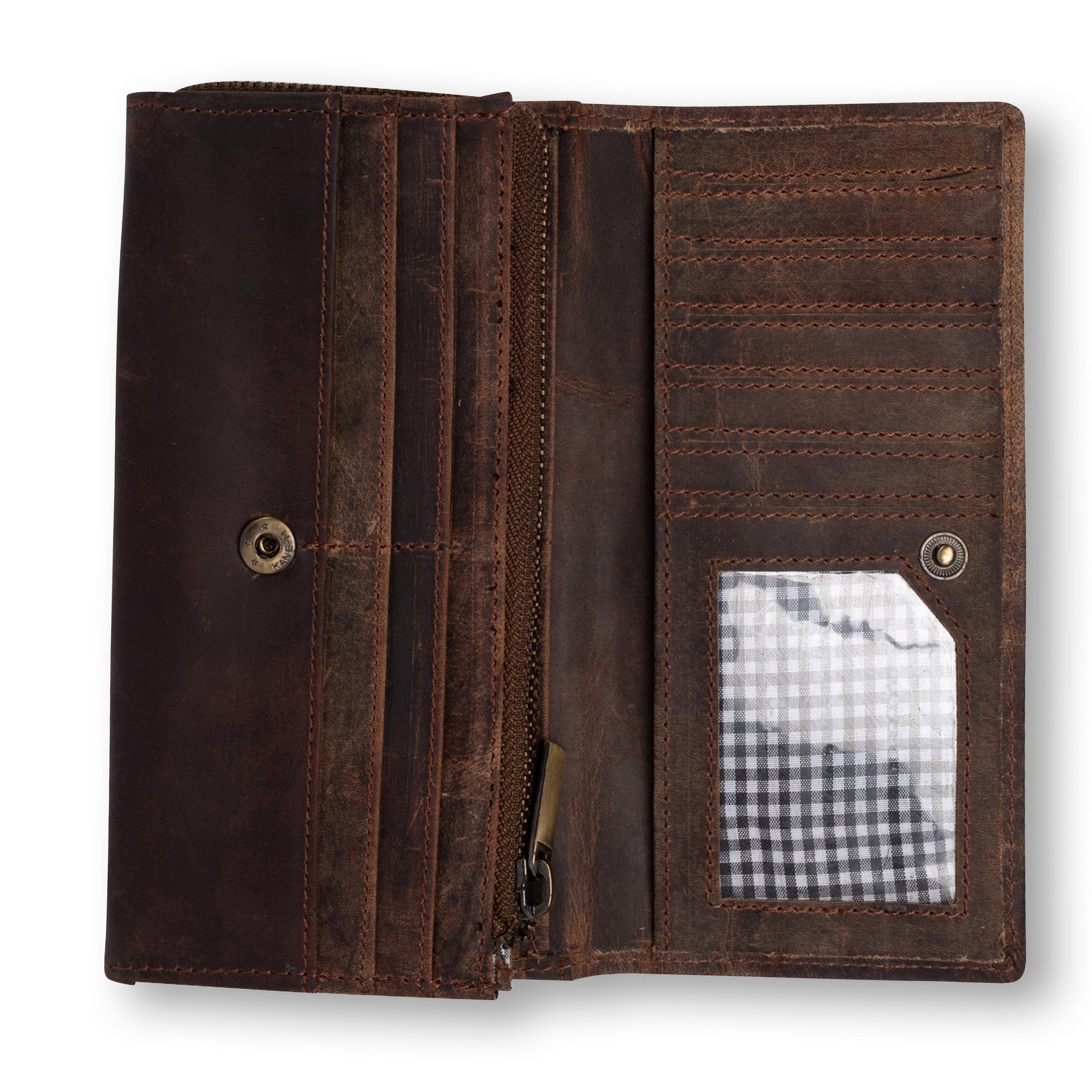 Women Leather Wallet Camellia