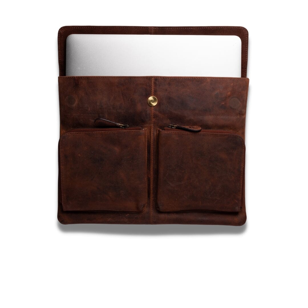 Leather Laptop Sleeve For MacBook Pro 14 inch - Davenport