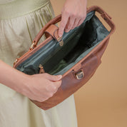 Leather Handbag Sage