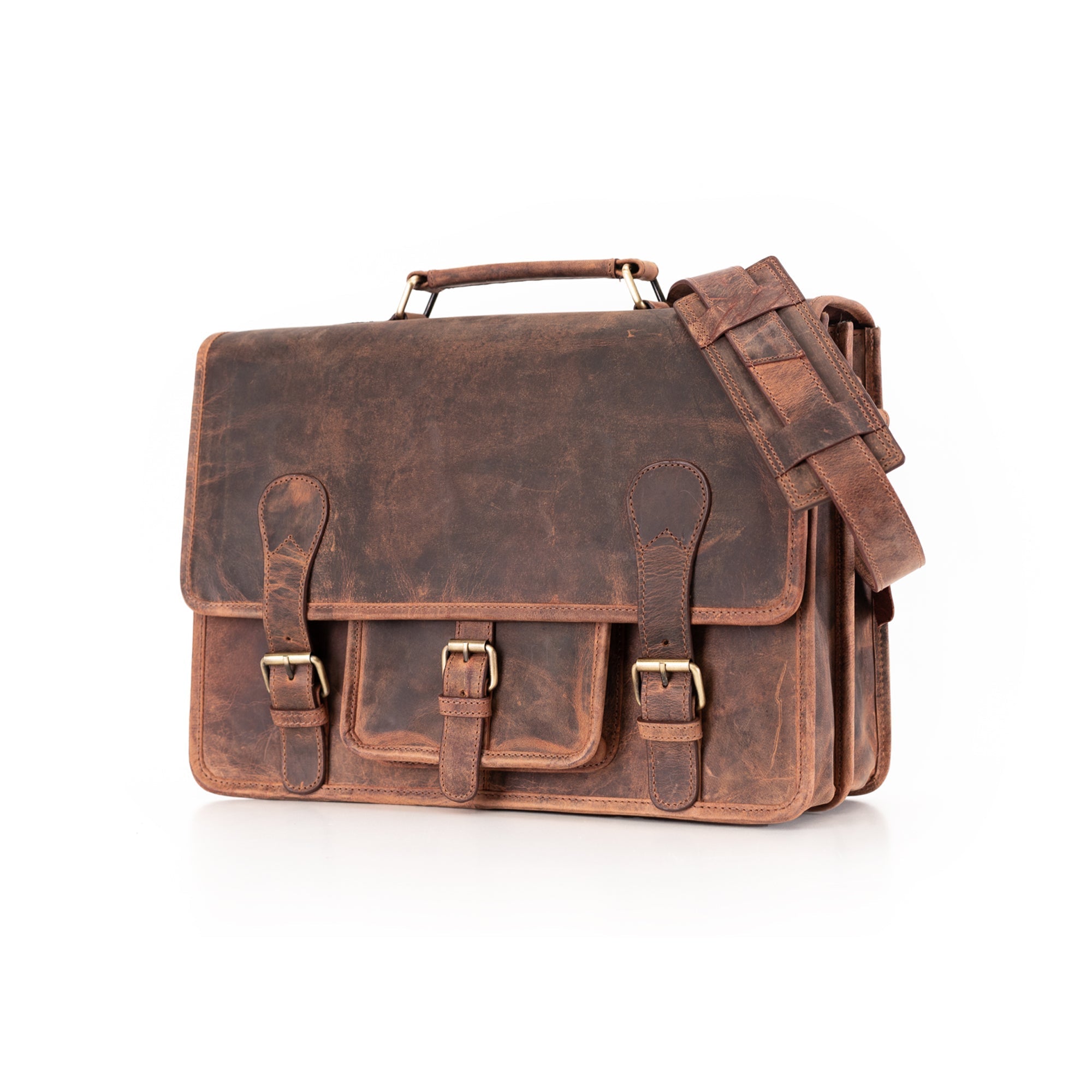 Leather Messenger Bag Prestige