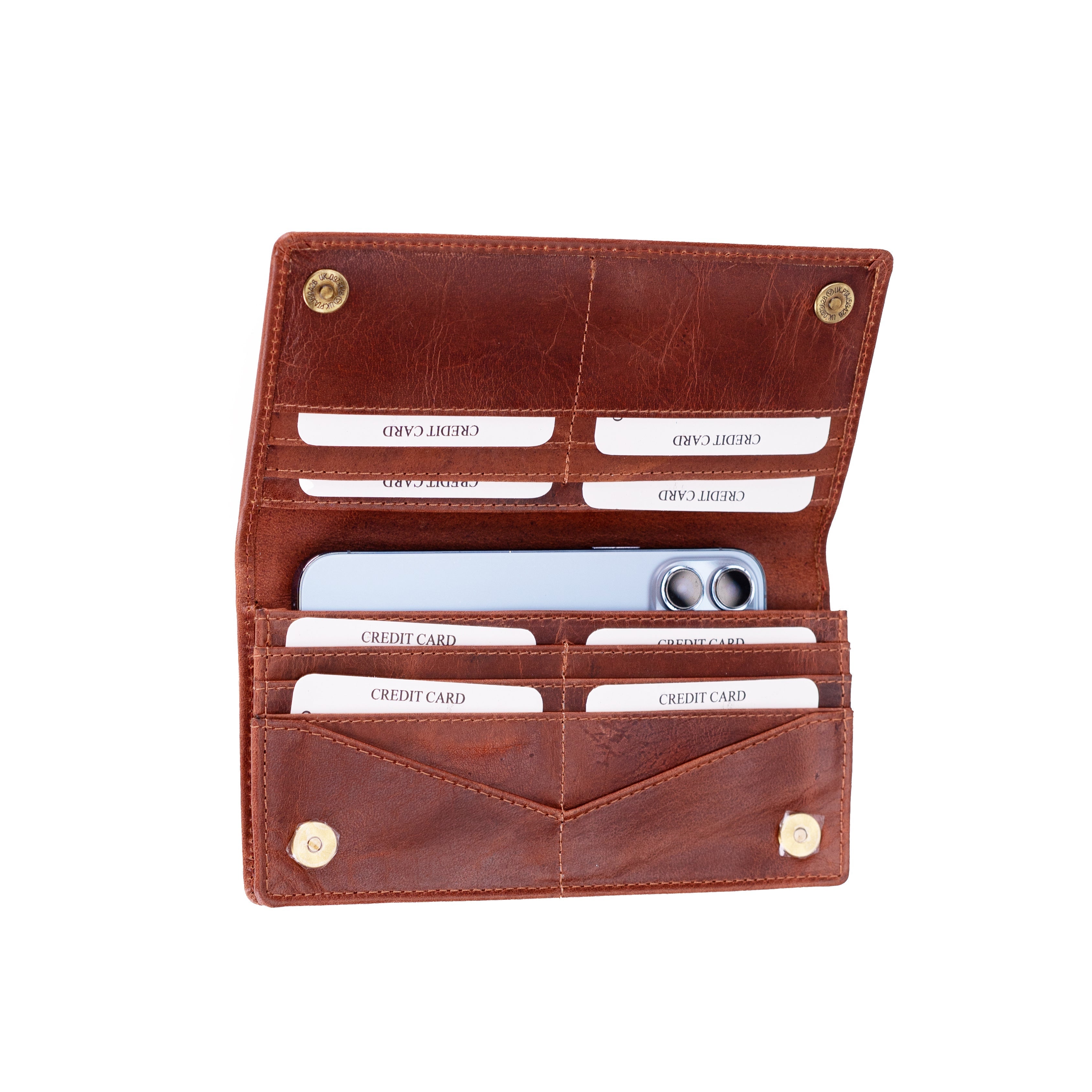Leather Long Wallet  Reese