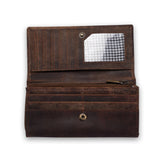 Women Leather Wallet Camellia