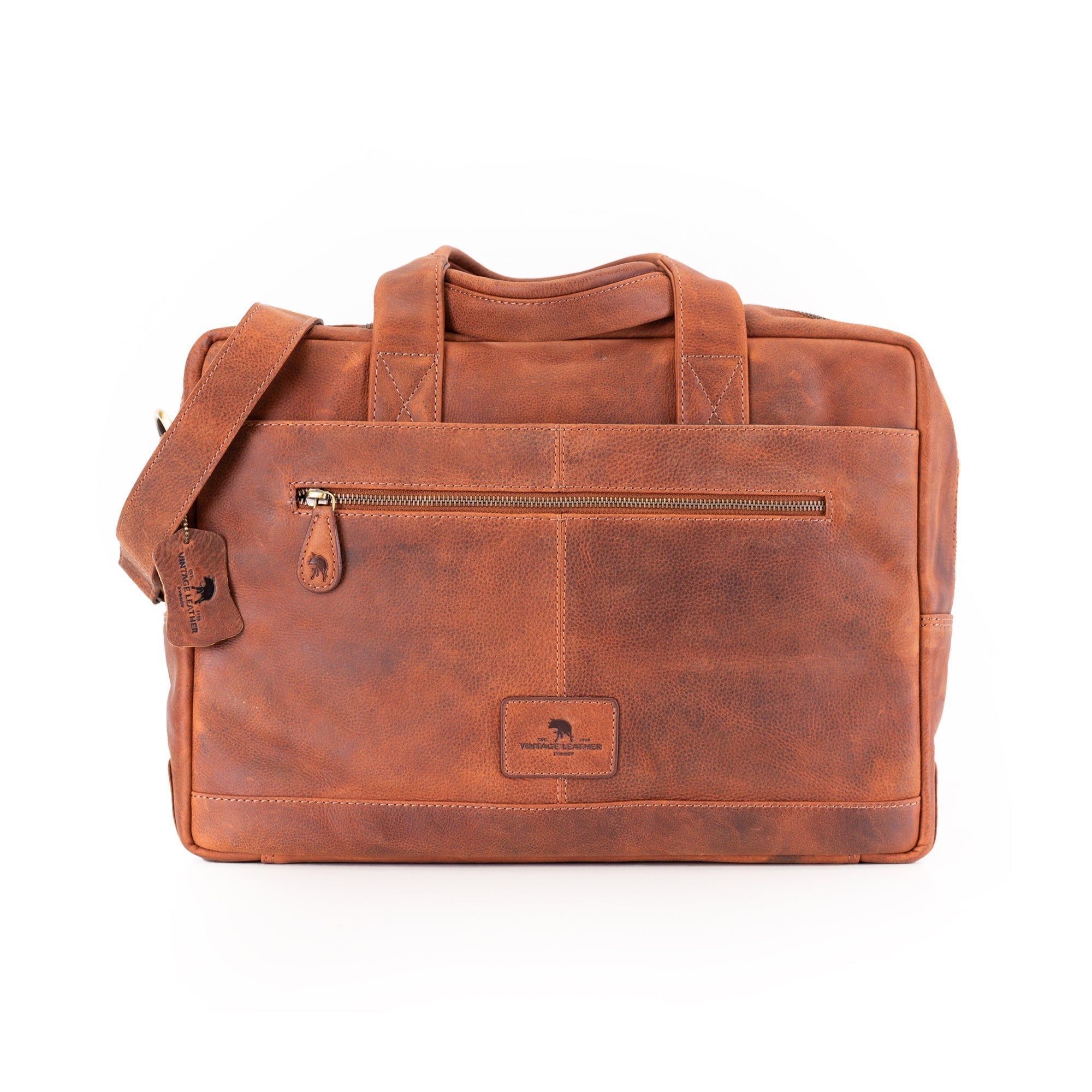 Leather Messenger Bag Zenith